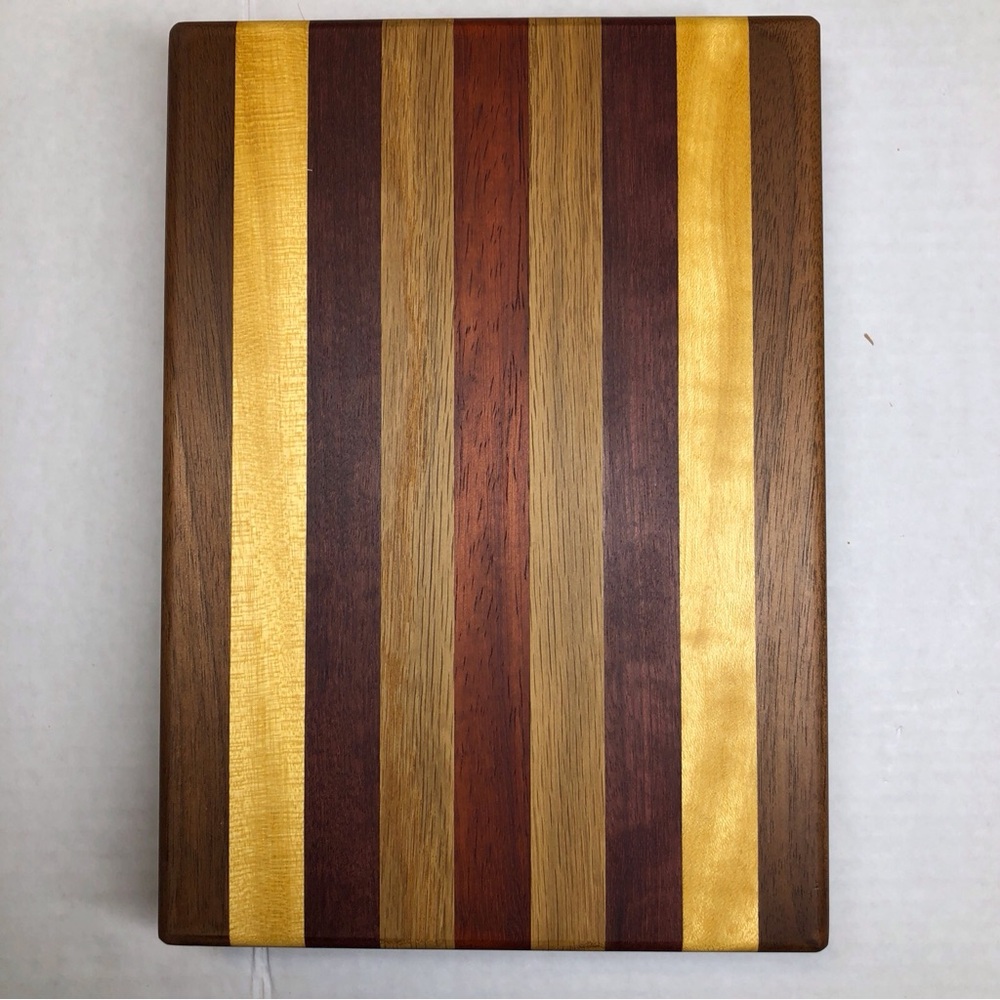 Handmade Hard Wood Serving Board Sz Small Signed By Artist Bruce McCreedy NEW